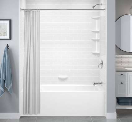 A new Bath Fitter easy access shower solution
