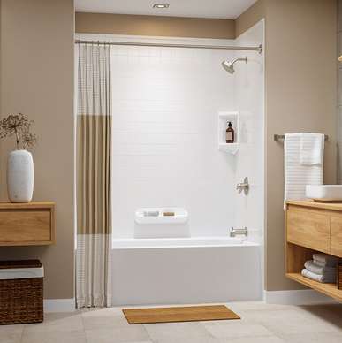A new Bath Fitter bathtub remodeling solution