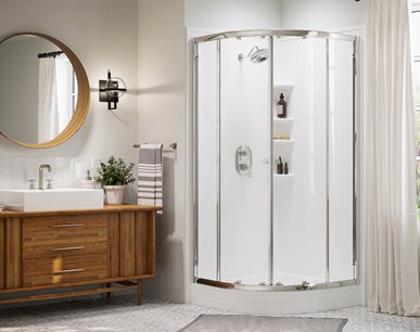 A new Bath Fitter shower remodeling solution