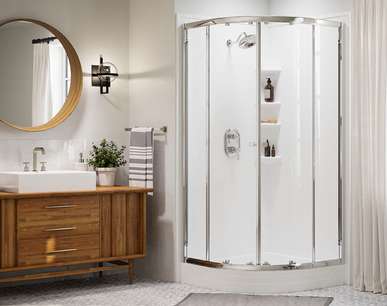 A new Bath Fitter shower remodeling solution