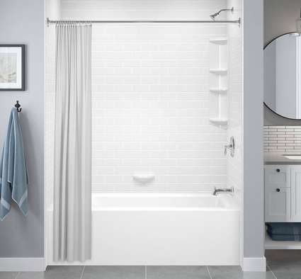 A new Bath Fitter easy access shower solution