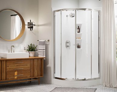 A new Bath Fitter shower remodeling solution