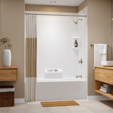 A new Bath Fitter bathtub remodeling solution