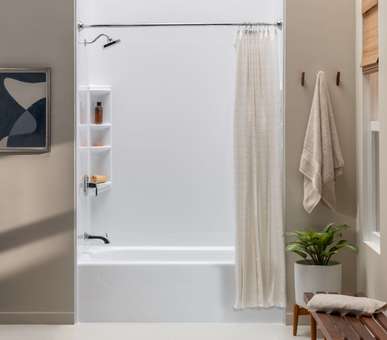 A new Bath Fitter bathtub remodeling solution