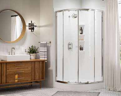 A new Bath Fitter shower remodeling solution