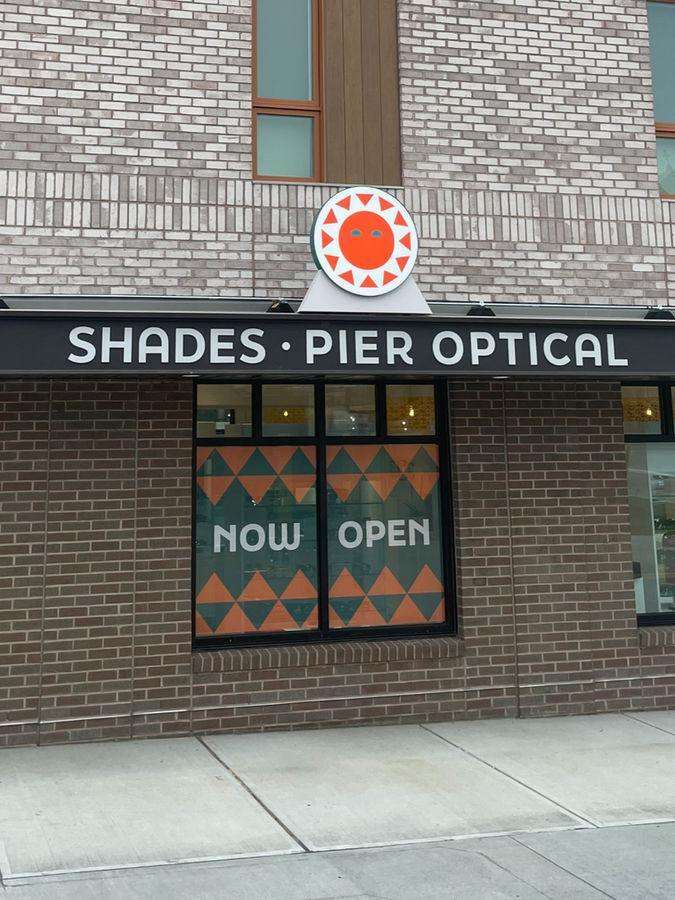 Shades Pier Optical storefront at 423 South Main Street, Providence