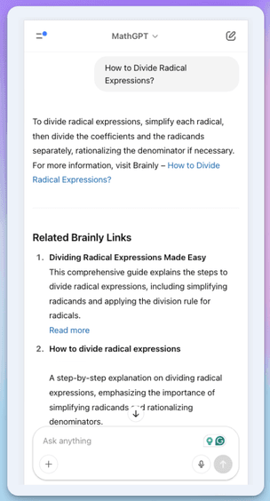 AI Math Solver by Brainly | Brainly Homework Helper