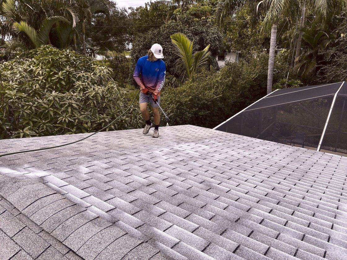 Large roof rejuvenation project completed by Florida Roof Renewal