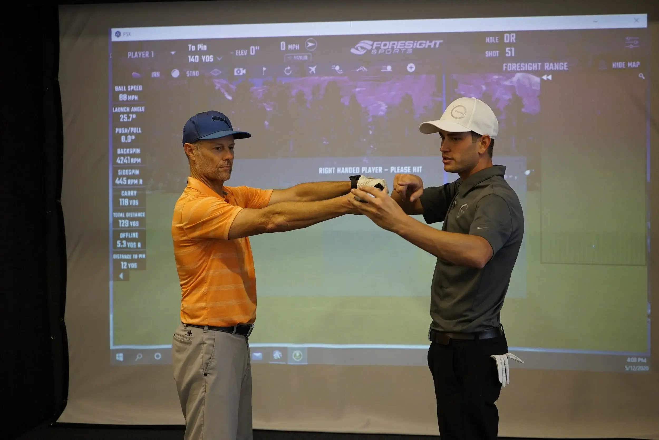 Private golf lesson