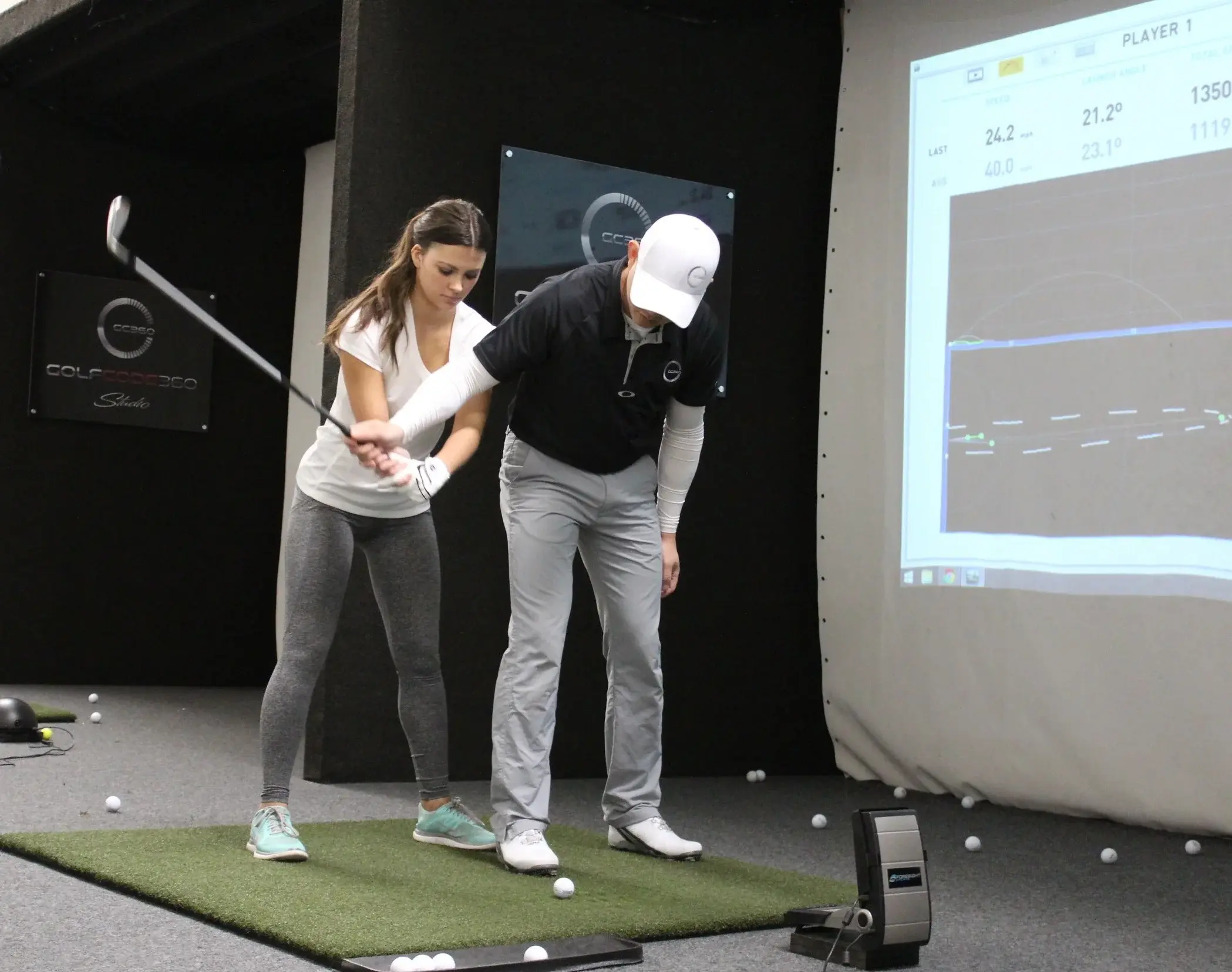 Junior golf lesson