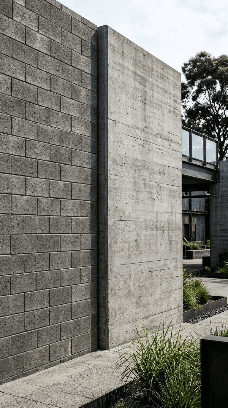 Block Walls & Concrete Walls