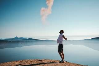 Man experiencing financial freedom through real estate investing. 