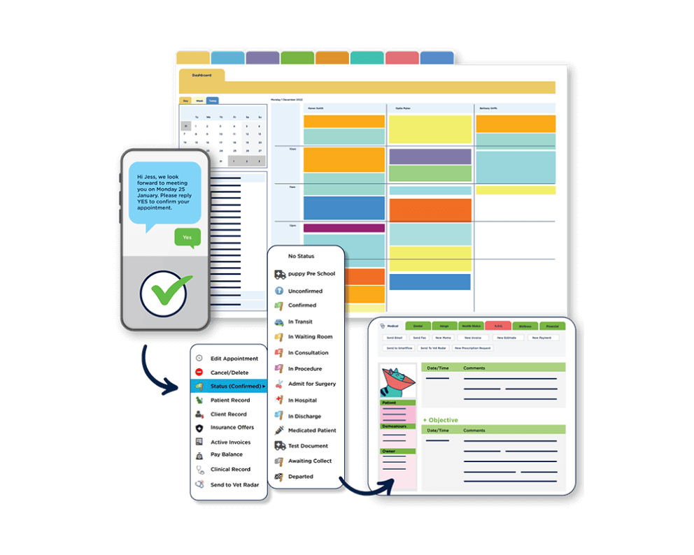 Cloud veterinary software ezyvet