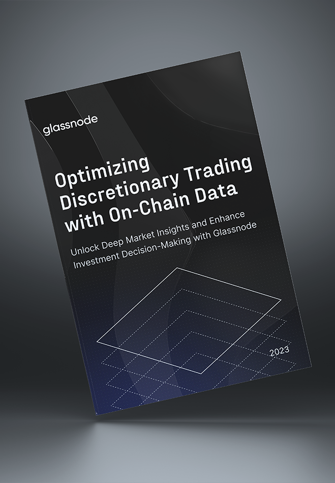 Image of the cover page of Glassnode's report "Optimizing Discretionary Trading with On-Chain Data"