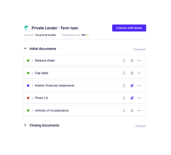 Step 3 - Create and submit your small business loan application easily with the Levr.ai platform
