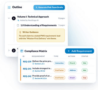 AI compliance matrix and outline