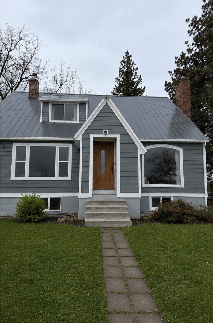 Home after siding replacement