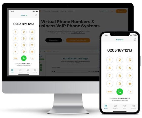 Make & receive unlimited calls from anywhere, on any device.