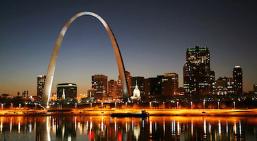 Picture of St. Louis, MO city skyline