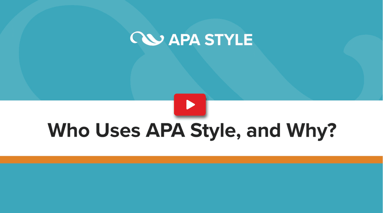 APA | APA Style Manual