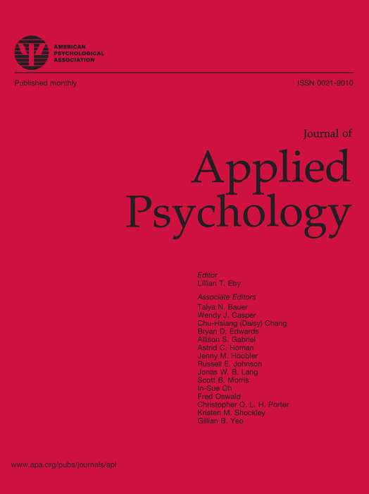 APA Journals: Industrial and Organizational Psychology | APA