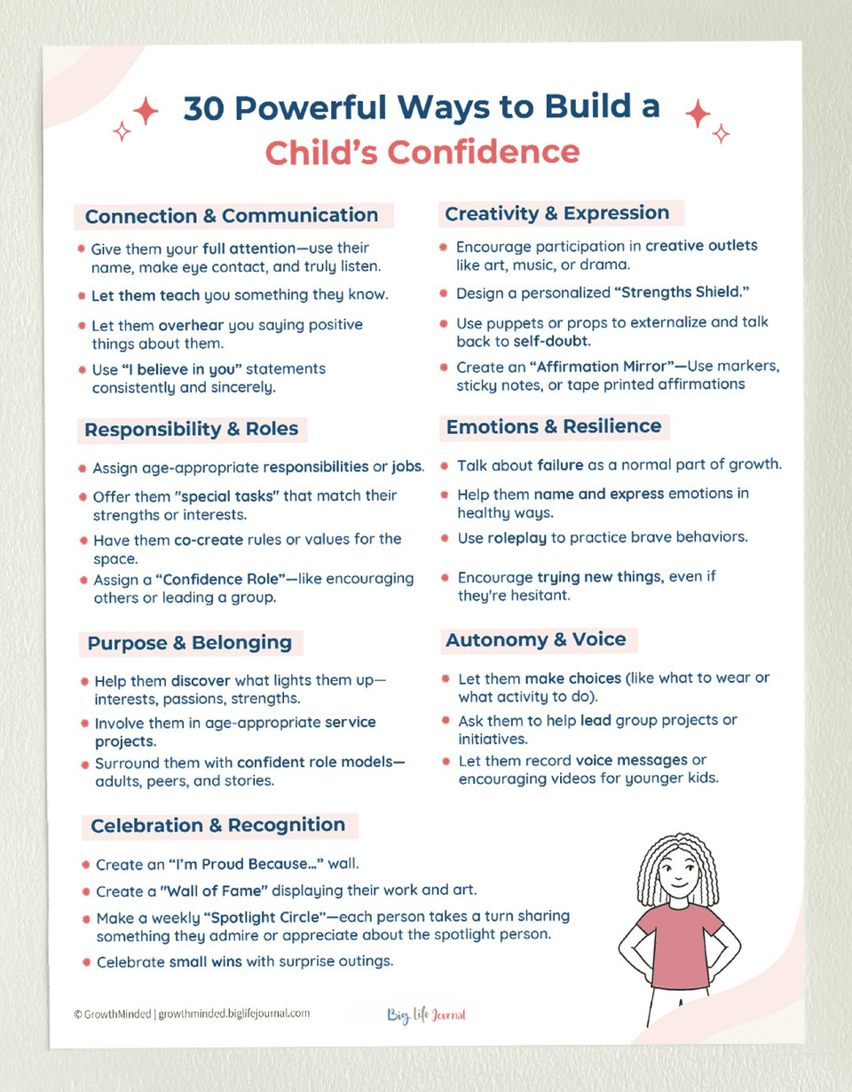 30 Ideas to Build Your Child's Confidence