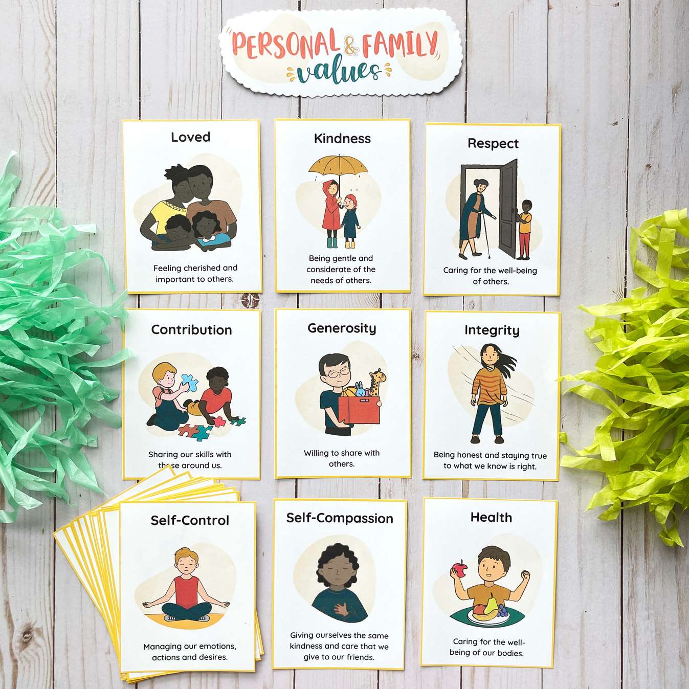 Family Values Printable - Big Life Journal