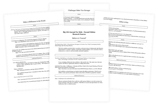 Big Life Journal for Kids - Growth Mindset Journals for Children