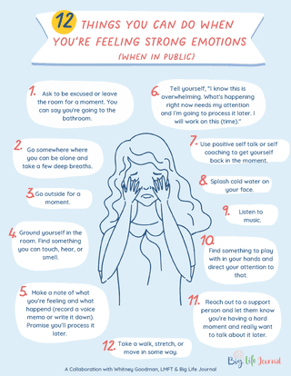 12 Things You Can Do When You're Feeling Strong Emotions - Whitney ...