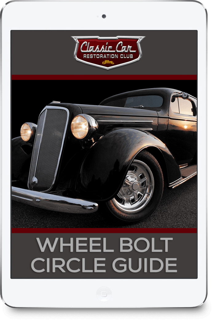 Wheel Bolt Circle Guide Classic Car Restoration Club