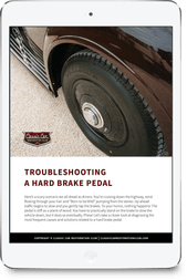 Troubleshooting a Hard Brake Pedal Classic Car Restoration Club
