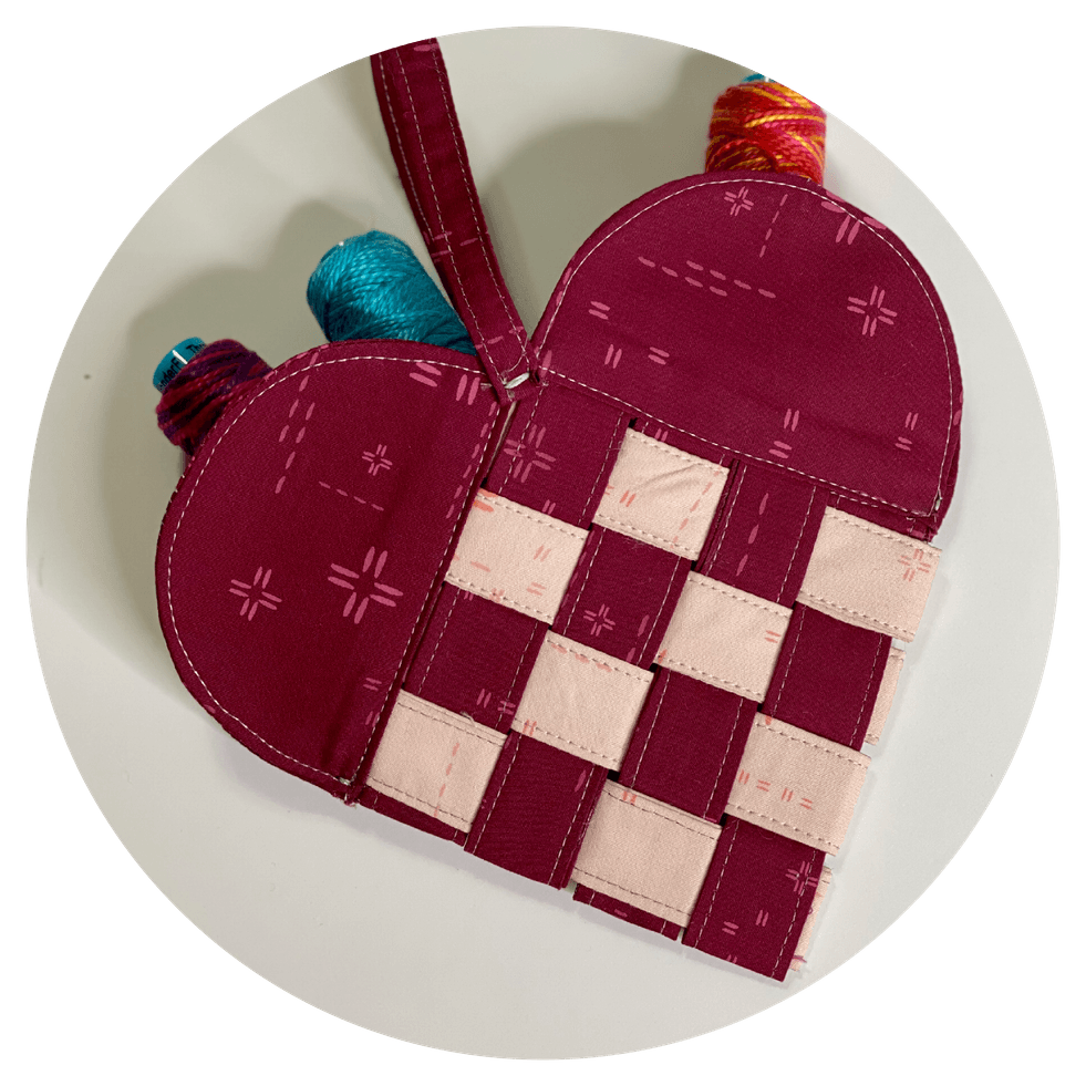 Woven Heart Basket | Craftsy