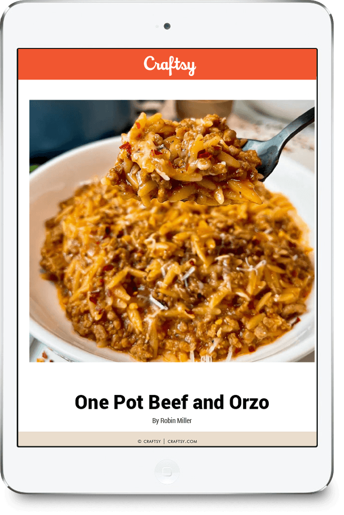 One Pot Beef Orzo Craftsy