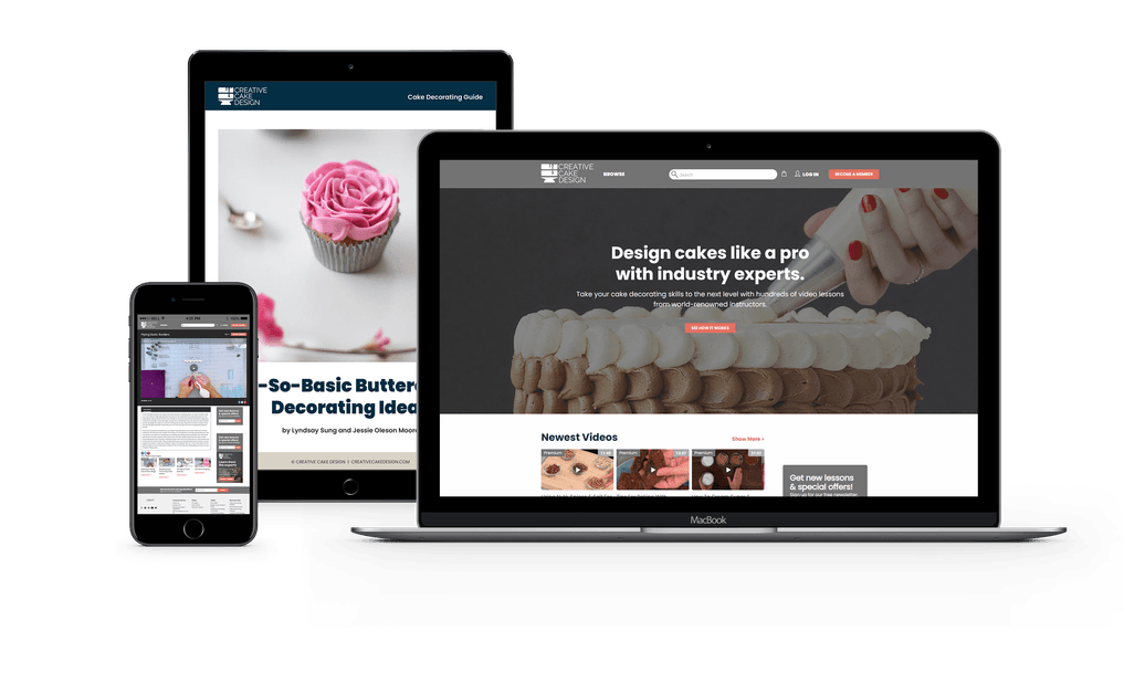 2 Premium Membership Creative Cake Design