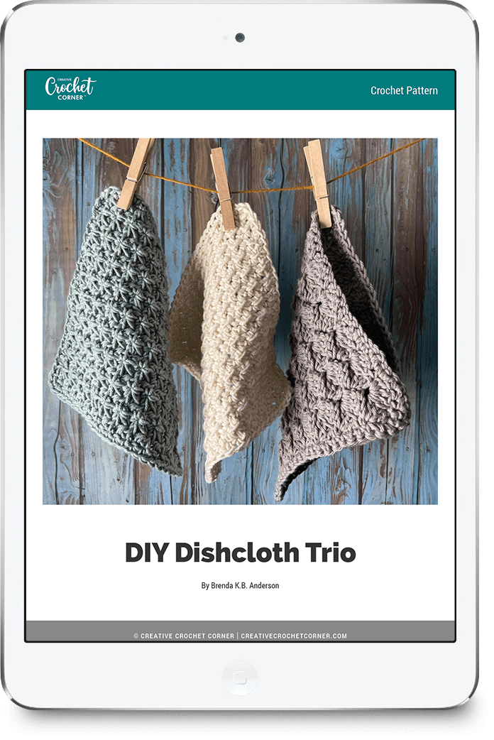 DIY Dishcloth Trio Creative Crochet Corner