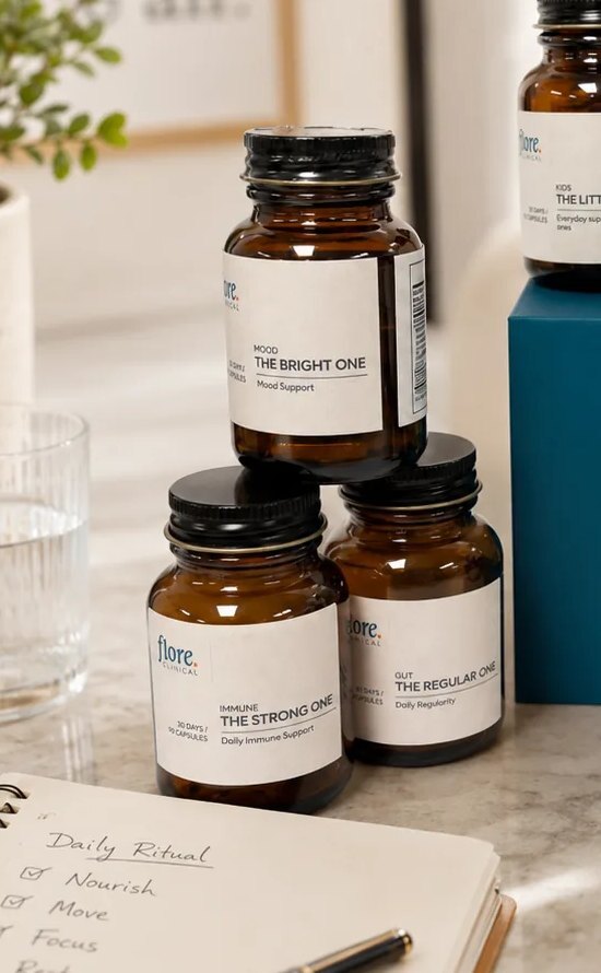 The Bright One bottle by GoodOnes, with the Flore Clinical line