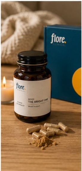 The Bright One bottle with capsules