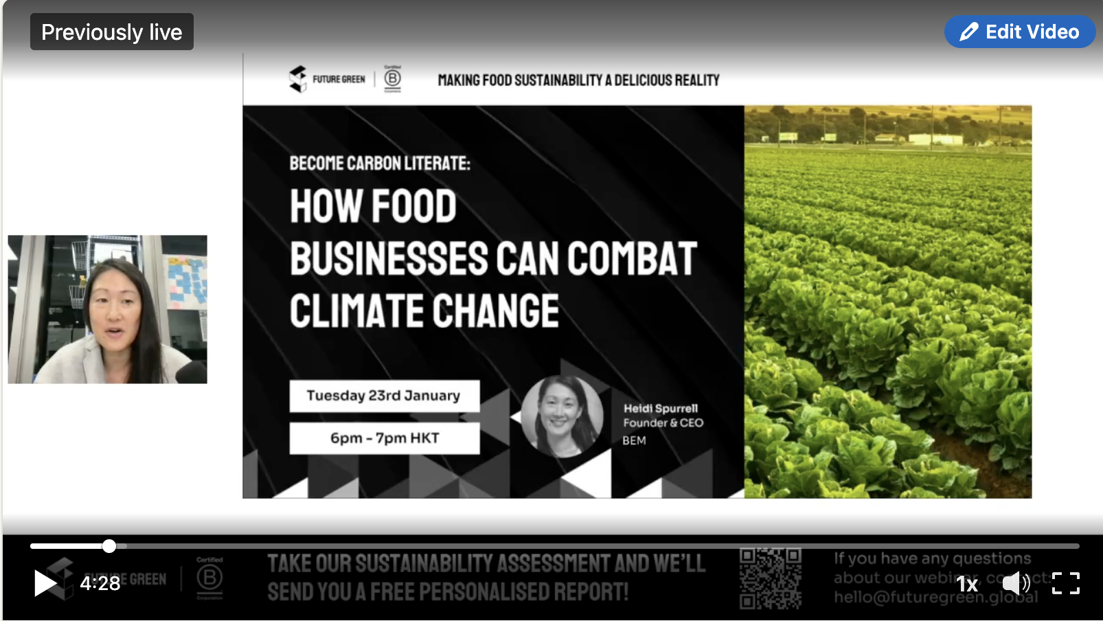 climate and food, webinar 4
