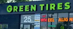 Green Tires storefront at 25 Munham Gate in Scarborough