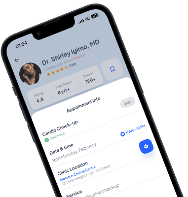 Healthcare App Right Interface