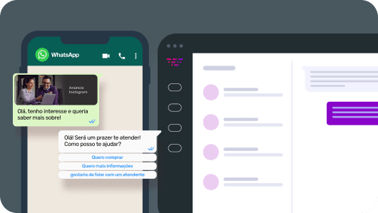 Do anúncio direto para o WhatsApp