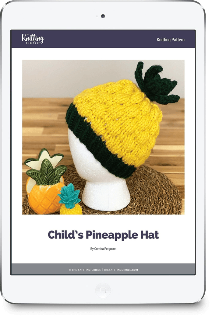 Child’s Pineapple Hat | The Knitting Circle