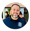 One LACP officer smiling