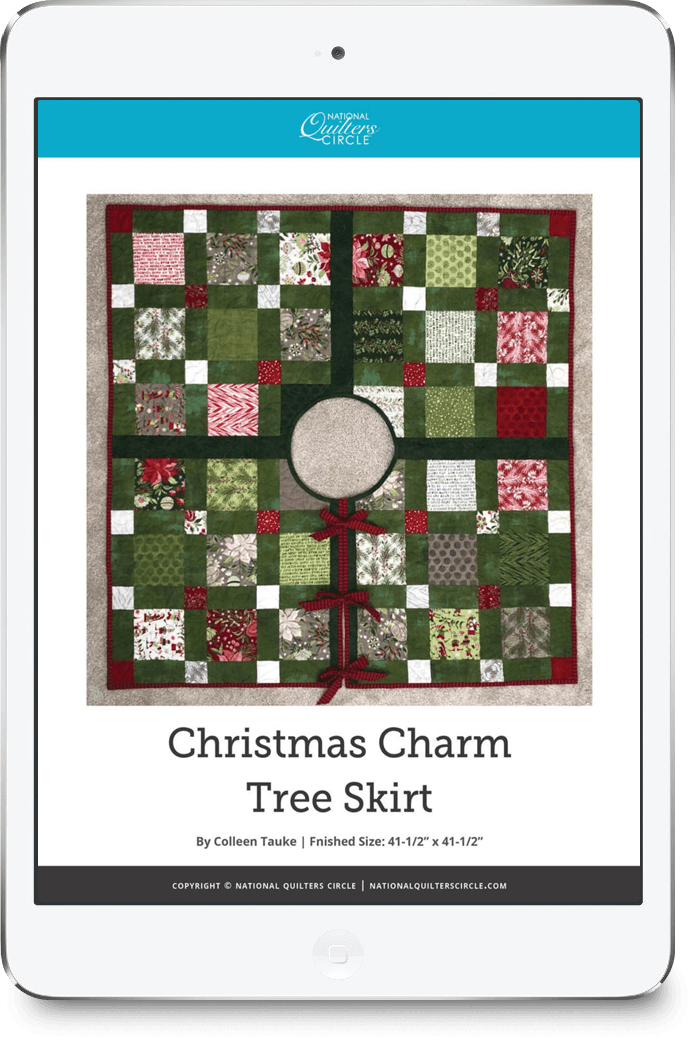 Christmas Charm Tree Skirt National Quilters Circle