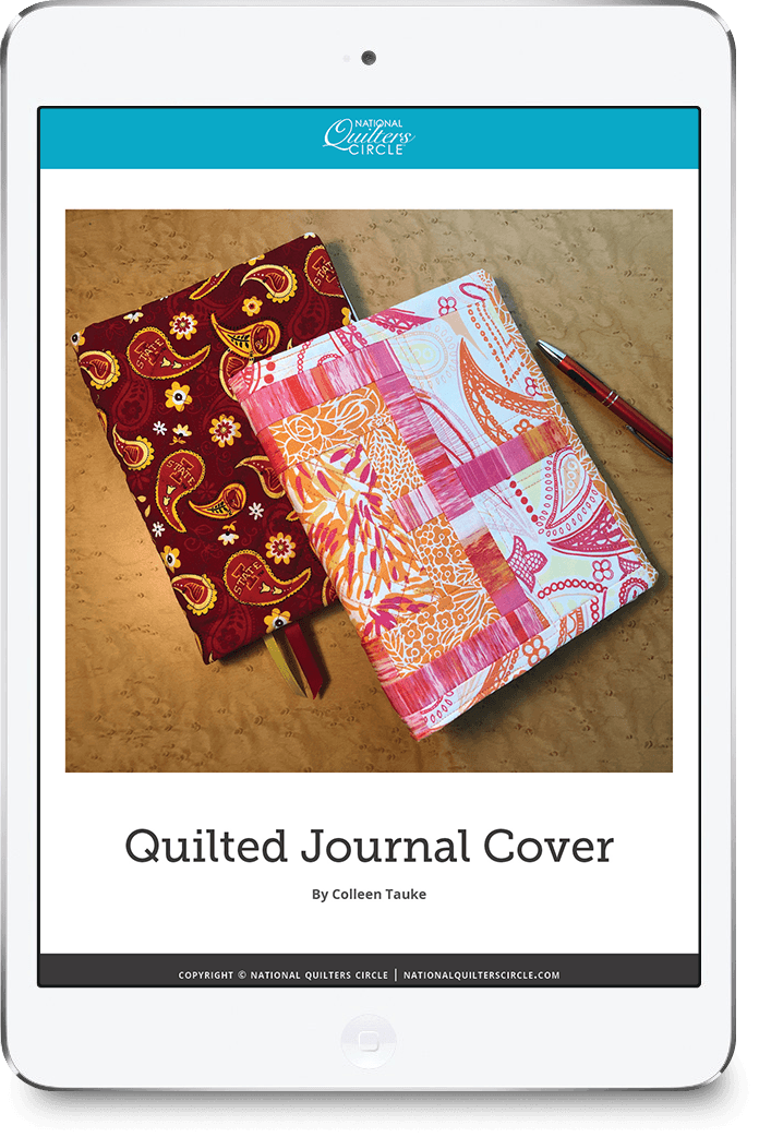 Quilted Journal Cover National Quilters Circle