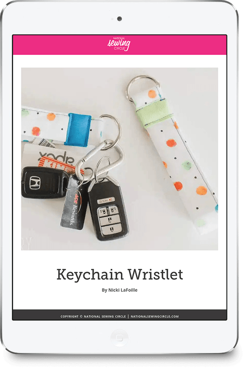 Keychain Wristlet National Sewing Circle