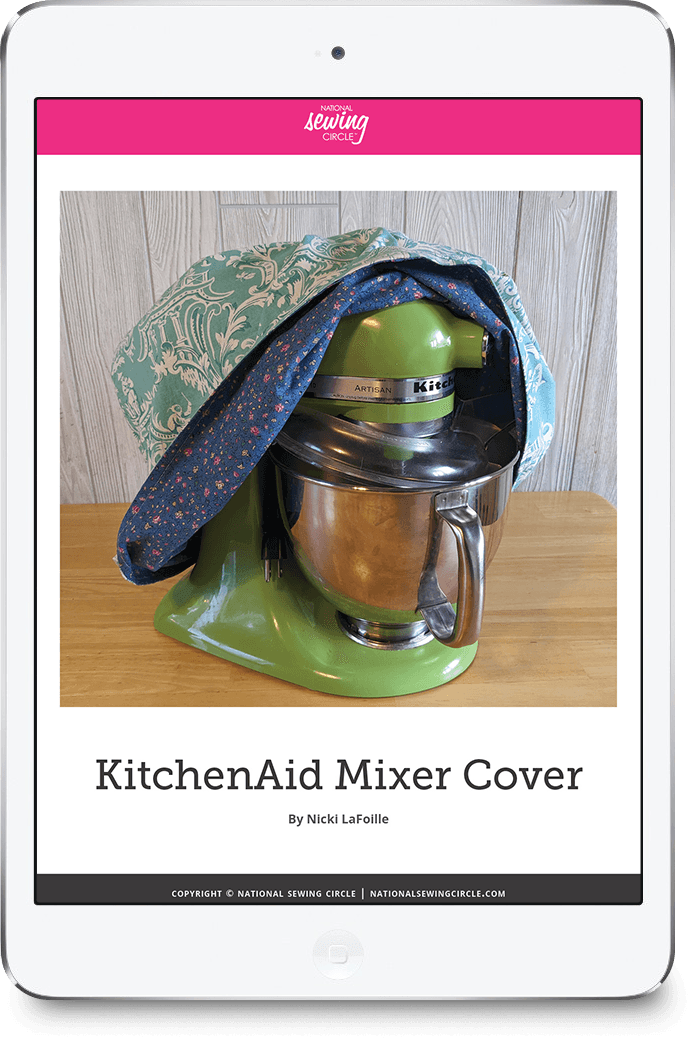 KitchenAid Mixer Cover National Sewing Circle   6c20141b Boxshot King Flat Ipad Mockup 1000000000000000000028 