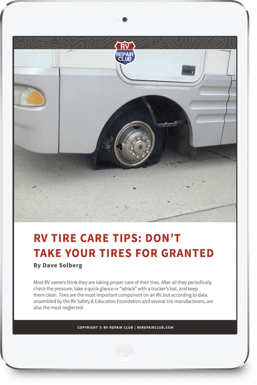 RV Tire Care Tips RV Repair Club