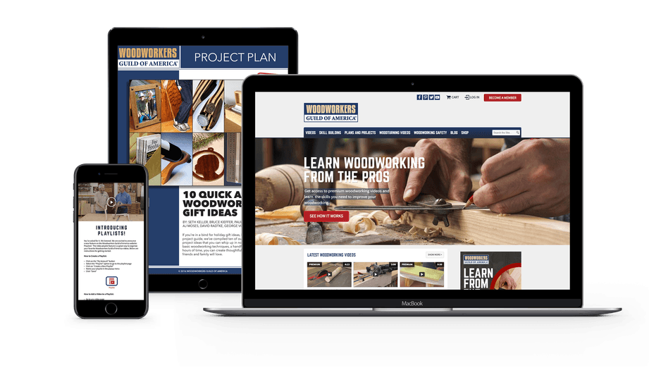 $2 Premium Membership | Woodworkers Guild of America