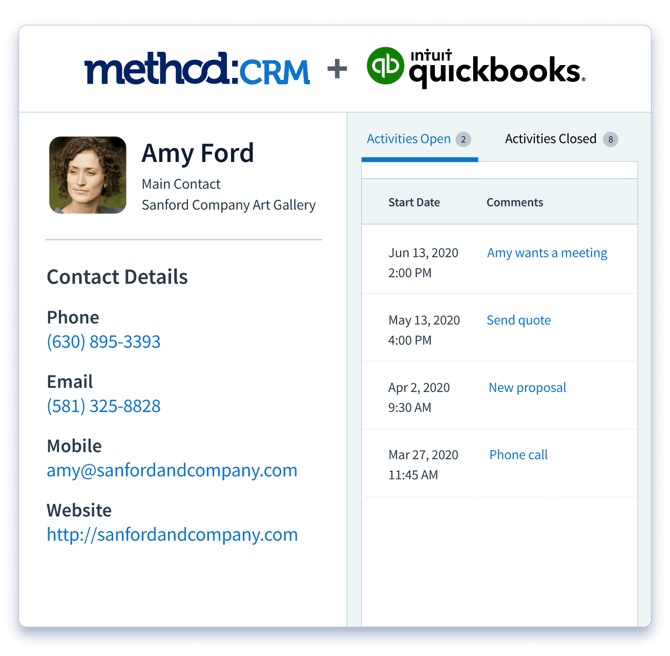 MethodCRM Demo Watch the 1 Rated QuickBooks and Xero CRM in action